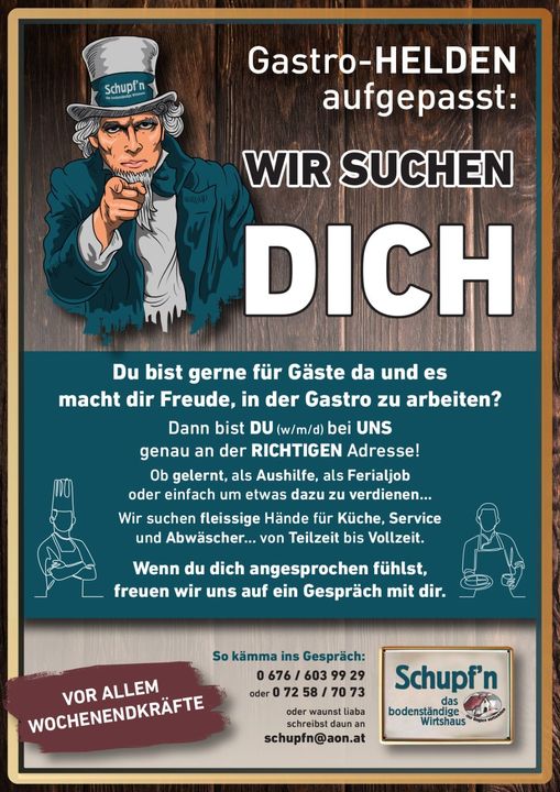 Stellengesuch Schupfn